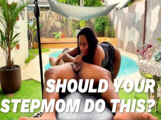 Tricked by horny stepmother, massage with happy ending