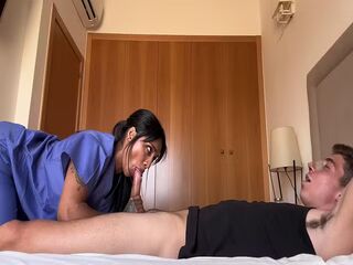 Big titty nurse lets her patient cum inside her in the hospital - Yasmina Khan - Brady Bud
