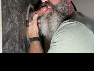 Young, First-Timer Stud Gets Milked at Gloryhole