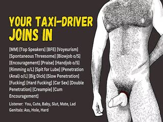 [Audio] Getting Spitroasted by your Boyfriend and the Taxi Driver