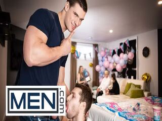 MEN - Benjamin Blue Gets Busted With A Dildo And Ends Up Riding Malik Delgaty’s Big Dick
