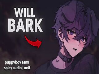 making your PUPPY BOY beg and BARK for YOUR PUSSY... (asmr audio roleplay  bf asmr  male whimpering & moaning for women  m4f  msub  puppy play)