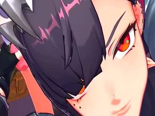Ellen Joe Futa Blowjob on Jane Doe - Zenless zone zero